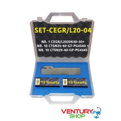 SET SCANALATURA/TRONCATURA ESTERNA - CEGR/L20-04+CTSN25-40-GT-PG4540+CTSN25-40-GP-4345