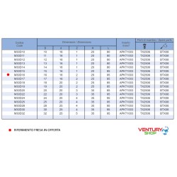 M30 D16-PM - APKT1003 - SET FRESATURA SPALLAMENTO 90°