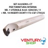 SET PER TORNITURA INTERNA A32SDR/L CT - NR. 1 A32S SDUCR/L 11 + NR. 10 DCMT11T3-CSF CT9325